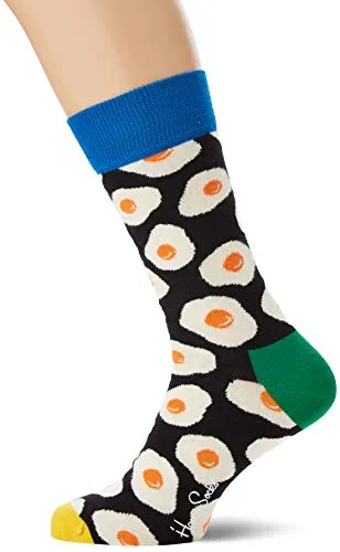 Happy Socks Sunny Side Up Sock Calze, Multicolore (Multicolour 930), 7/10 (Taglia Unica: 41-46) Uomo