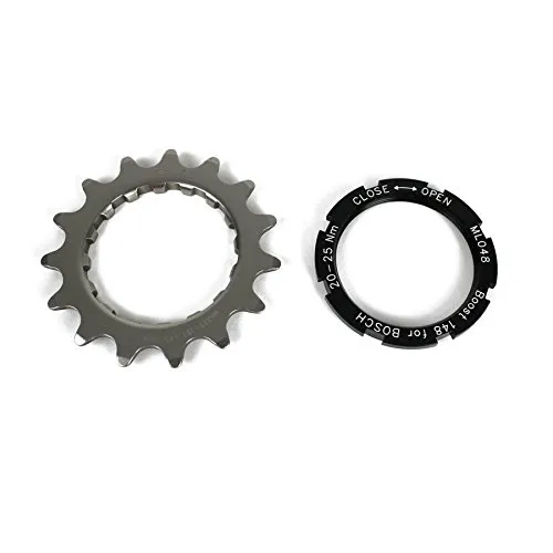 SFA FSA Corona 16T ebike WA322 Bosch 3/32 Offset 2,5mm per Boost 148 Silver (Pignoni e Lockring E-Bike)