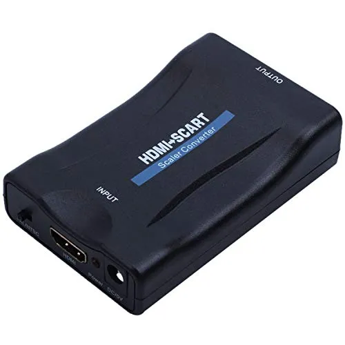 Fltaheroo HDMI A SCART Adattatore 1080p Video Audio Converter Scaler Smartphone STB DVD
