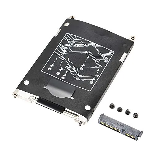 Grborn SATA Hard Drive Disk HDD Caddy + Connettore per HP EliteBook 2560P 2570P Series