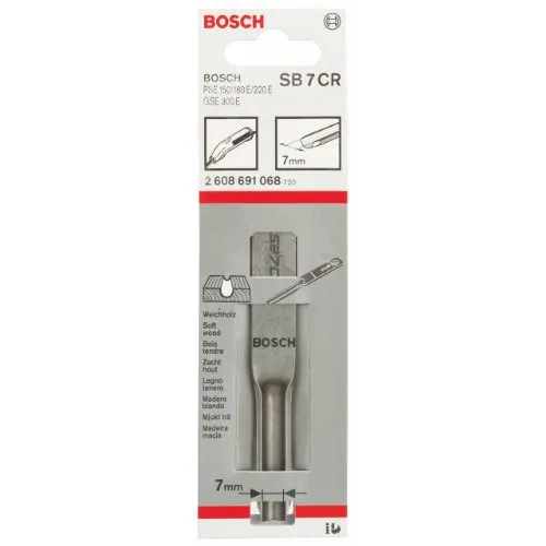 Bosch 2608691068 - Scalpello da Legno Sb 7 Cr, 7 mm