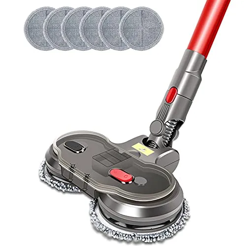 Ancocs Spazzola per Dyson V15 V11 V1O V8 V7, Accessori per Dyson Aspirapolvere con serbatoio d'acqua e 6 pastiglie, Ricambi Lavapavimenti Spazzola per Dyson Absolute, Animal Absolute extra, Fluffy