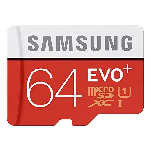 Samsung scheda di memoria Micro-SDXC 64GB EVO Plus UHS-1, Adattatore SD incluso