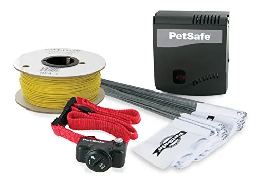 PetSafe Sistema Antifuga con Filo per Cani e Gatti con Peso Superiore a 3,6 kg - Impermeabile - Stimolazione Statica e con Segnale Acustico