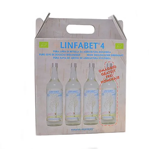 Linfabet - linfa di betulla BIO - 3 Bottiglie da 700ml (più 1 in omaggio)