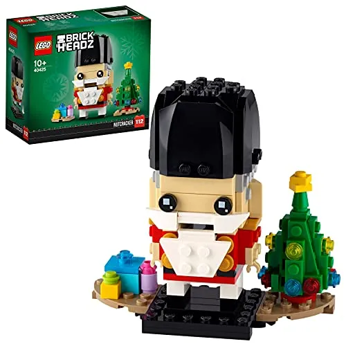 LEGO BrickHeadz 40425 - Schiaccianoci con albero di Natale, per uomini, donne e bambini dai 10 anni in su