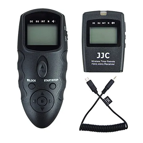 JJC Timer Telecomando per Scatto Remoto per Fotocamere Digitali Sony Alpha A7RIII A7III A7RII A7R2 A7SII A7II A7R A7S A7 A6500 A6400 A6300 A6000 A5100 A5000 RX100 VI V IV III