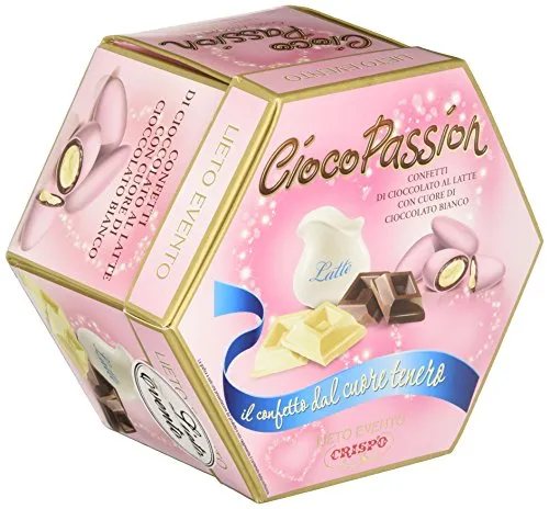 Crispo Confetti Cioco Passion Lieto Evento - Colore Rosa - 500 g