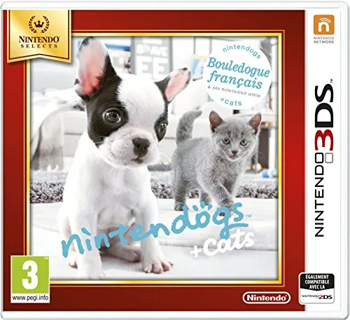 Nintendogs + cats Bouledogue Français & ses nouveaux amis - Nintendo Selects - Nintendo 3DS - [Edizione: Francia]