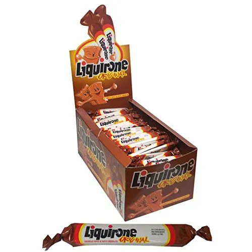 New Liquirone - 250 Caramelle Confezionate Singolarmente Gusto Liquirizia  - Perfetti