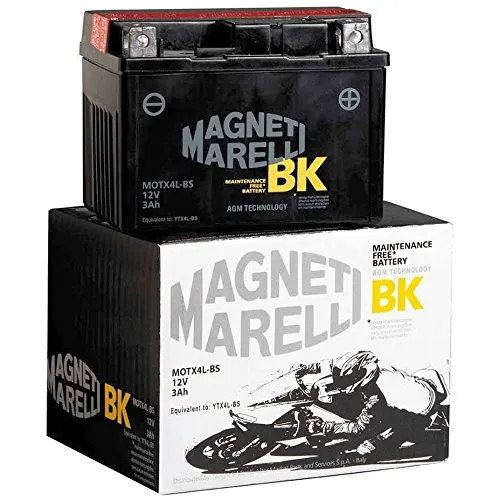 Magneti Marelli Batteria MOTX12-BS 12V 10Ah con acido a corredo