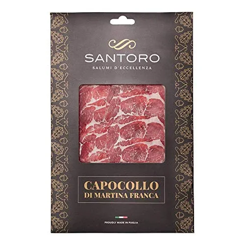 Capocollo di Martina Franca Santoro 120 gr sottovuoto confezione elegant