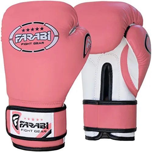 Guantoni da Boxe Bambini Junior 6 Borse oz di Perforazione Pads Formazione Guanti Sparring