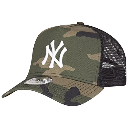 New Era, cappellino regolabile, New York Yankees, fantasia camouflage, taglia unica