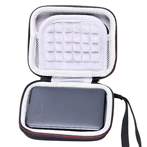 LTGEM WD 2TB Elements Custodia hard disk esterno portatile case compatible con WD 1TB 2TB 3TB EVA rigida borsa da viaggio