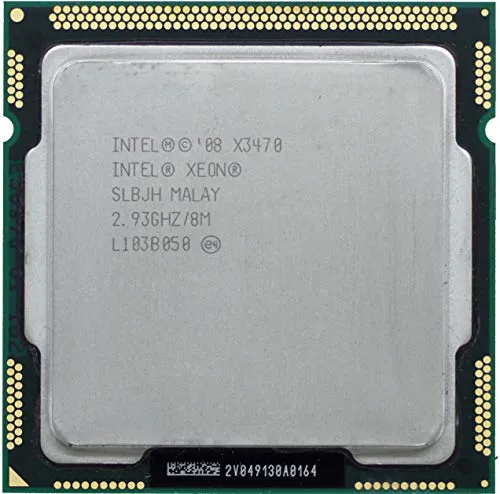 Intel - Processore CPU Xeon Quad Core x 3470 2,93 ghz 8 mo lga 1156 slbjh server per PC portatili