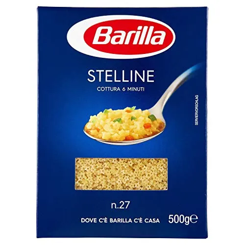 Barilla Pasta Stelline, Pastina di Semola di Grano Duro, I Classici, 500 g