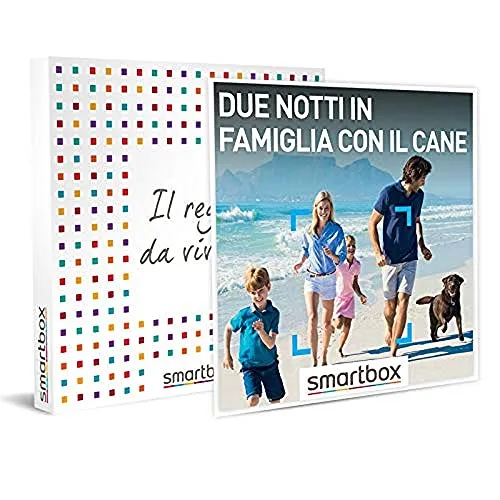 SMARTBOX - Cofanetto regalo famiglia con cane - idee regalo originale - 2 giorni in luoghi pet-friendly