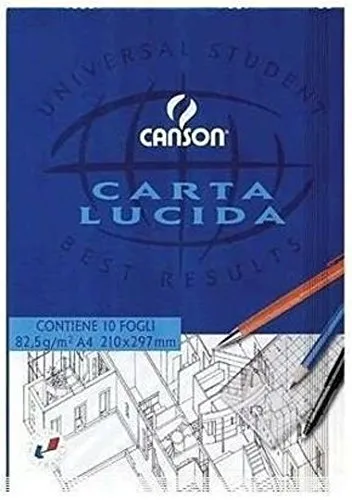 Canson 200005825A CF25 10FG.A4 , Carta Lucida, Confezione da 25 Blocchi