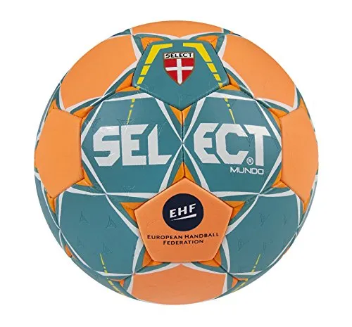 SELECT Mundo Hand Ball, Unisex, Mundo, Turchese/Arancio, 2