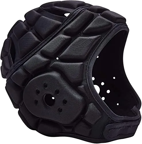 COOLOMG - Protezione per la testa, casco sportivo da portiere per rugby e football, supporto per uomini, ragazzi e bambini, regolabile (circonferenza della testa: 54-62 cm)