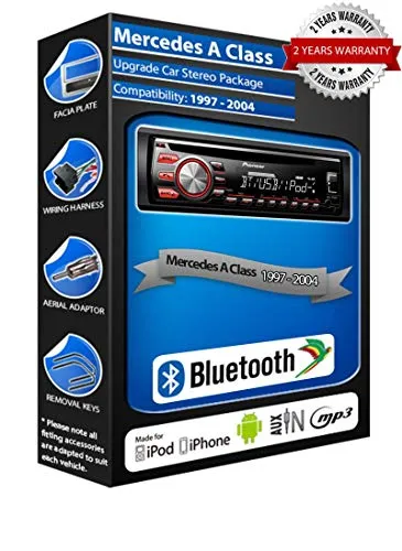 AZ-30182 Pioneer Lettore CD USB AUX, Kit Vivavoce Bluetooth (ricondizionato)