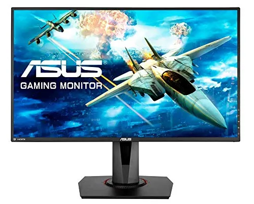 ASUS VG278Q 27'' FHD (1920 x 1080) Esports Gaming Monitor per PC, 1 ms, 144 Hz, DP, HDMI, DVI, FreeSync, Compatibile G-Sync, Filtro Luce Blu, Flicker Free, Certificazione TUV