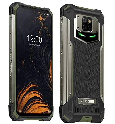 DOOGEE S88 Plus (8GB+128GB) Rugged Smartphone 10000mAh Batteria, Fotocamera Quadruple 48MP, Octa-core Android 10, 6,3 "FHD+ Corning Gorilla Glass, Ricarica Wireless, RobustoTelefono IP68 NFC Verde
