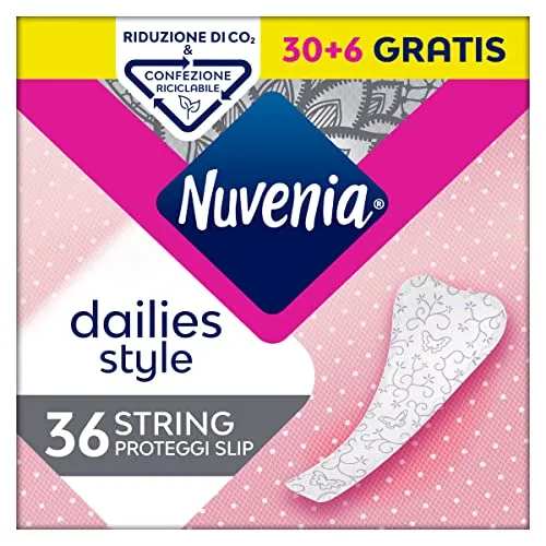 Nuvenia String Proteggi Slip, 30+6 Gratis