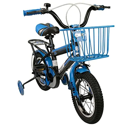 Airel Bicicletta | Bicicletta con Rotelle e Cestino | Biciclette per Bambini | Bici Bimbo | Bicicletta per Bambini 16 e 18 Pollici | Bicicletta per Bambini 4-7 Anni | Colore: Blu-Cielo Pollici: 16