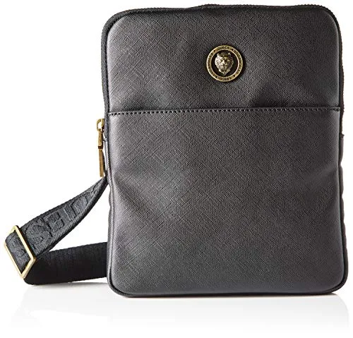 Guess King Workbag, Bags Crossbody Uomo, Black, One Size