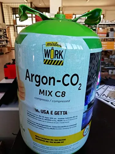 Bombola per saldare Usa e Getta xl 13,6Lt Miscela Argon/Co2