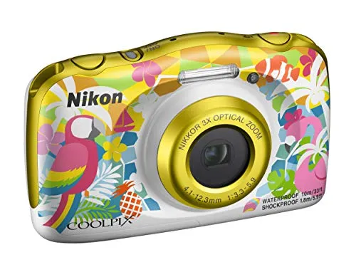 Nikon Coolpix W150 Fotocamera Digitale Compatta, 13.2 Megapixel, LCD 3", Full HD, Impermeabile, Resistente agli Urti, alle Basse Temperature e alla Polvere, Resort [Nital Card: 4 Anni di Garanzia]