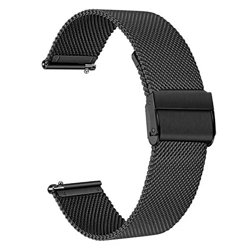 TRUMiRR Sostituzione per Samsung Galaxy Watch 42mm/Galaxy Watch Active/Gear Sport Cinturino, 20mm Cinturino Orologio in Maglia Intrecciata in Maglia Bracciale per Garmin Vivoactive 3/3 Music