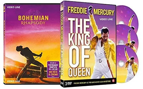 Bohemian Rhapsody (1DVD Edizione Italiana) Freddie Mercury The King Of Queen (3 Dvd Edizione Inglese)