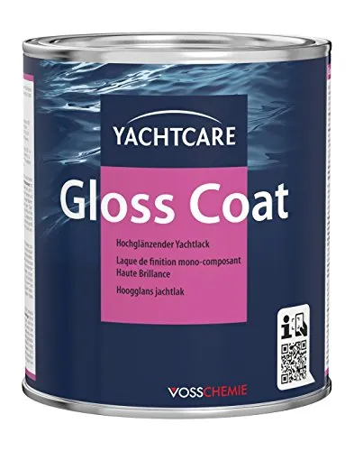 Yachtcare F50961 CLEAR COAT Lacca di finitura, Bianco, 750 ml