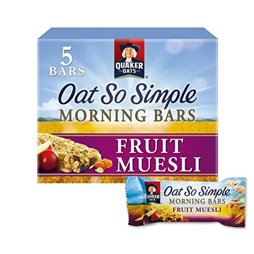 Quaker Avena In Modo Semplice Bar Mattino - Frutta Muesli 5 Pack 5 X 35g