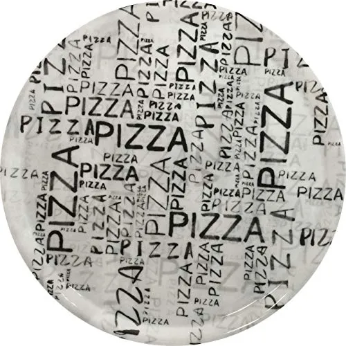 SATURN Piatto Pizza 31 White & Black