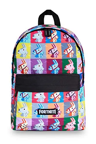 Fortnite Zaino Scuola Bambino, Per Scuola Media, Grande, Elementare, Superiore, Cartelle Ragazzo, Zainetto da Viaggio, Zaini Motivo Llama Fortnite, Camouflage, Regalo per Gamer Ufficiale (Llama)