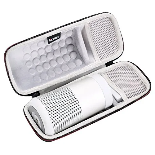 LTGEM Custodia rigida EVA Trasporto Borsa da Viaggio di Archiviazione per Bose SoundLink Revolve Diffusore Bluetooth Portatile.Adatto Cavo USB e Caricabatterie da Muro.