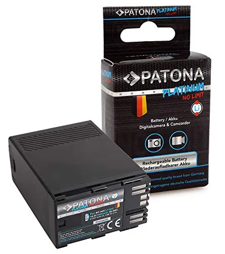 PATONA Platinum Batteria BP-A65 con D-Tap, 5V USB Output e Battery Check, Compatibile con Canon EOS C200, C300 Mark II PL