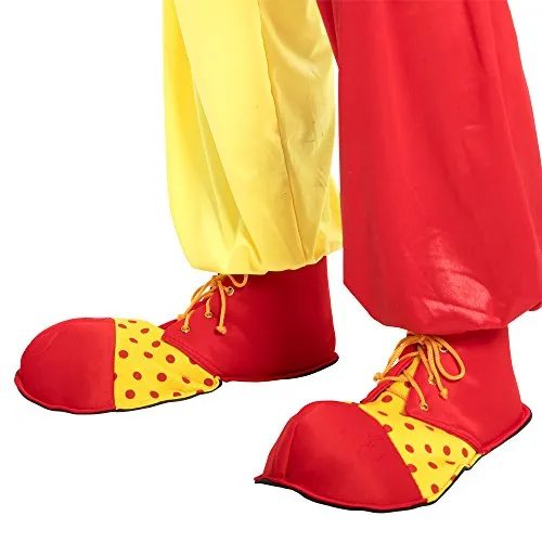 Carnival- Scarpe Clown, Multicolore, Taglia Unica, 3848