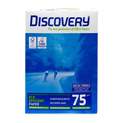 Discovery - Carta per fotocopiatrici, formato A4, 75 g/m², 500 fogli