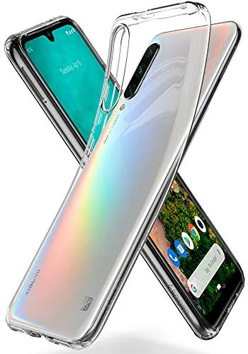 Spigen Cover Xiaomi Mi A3 Liquid Crystal Progettato per Xiaomi Mi A3 Cover Custodia - Crystal Clear