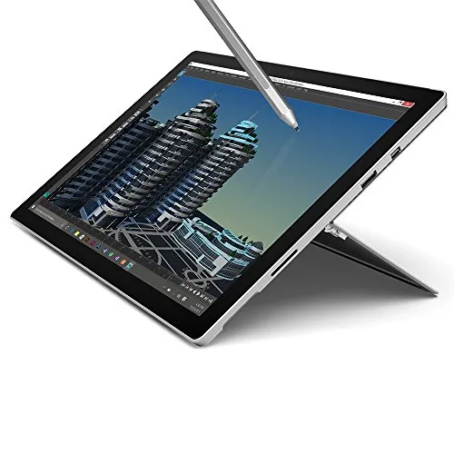Microsoft Surface Pro 4 Tablet, Processore Core M, SSD da 128GB, RAM 4GB, Argento