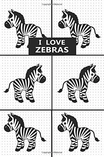 I Love Zebras: Zebra Notebook Journal | Funny Slug Accessories | Zebra Gifts for Women, Girl and Kids (Animal lover notebook)