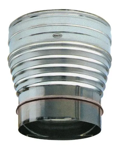 Maggiorazione Per Tubo Stufa in acciaio Inox Piemme Speedy 200-250 mm