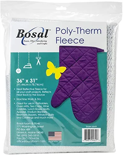 Bosal Poly-Therm-Pile riflettente a caldo argento, Poliestere, Taglia unica