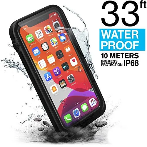 Catalyst - Custodia 100% Impermeabile per iPhone 11 PRO, Colore: Nero