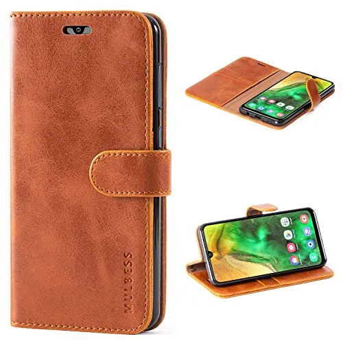 Mulbess Cover per Samsung Galaxy A50, Custodia Pelle con Magnetica per Samsung Galaxy A50 / A50s / A30s [Vinatge Case], Marrone